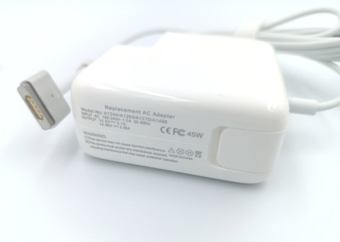 Ładowarka Zasilacz ULTRA PARTS do APPLE MacBook Air 45W 14.85V 3.05A wtyk MSafe 2 Ładowarka Zasilacz ULTRA PARTS do APPLE MacBook Air 45W 14.85V 3.05A wtyk MSafe 2