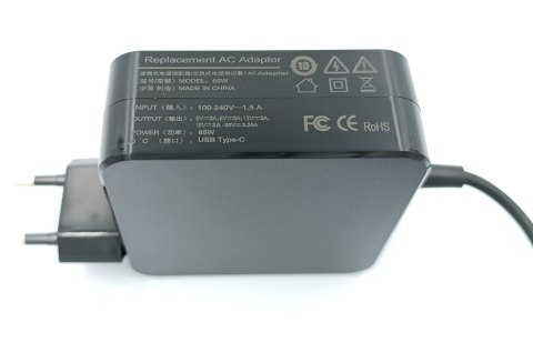 Ładowarka Zasilacz uniwersalny ULTRA PARTS 65W USB-C DELL ASUS LENOVO