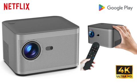 MINI PROJEKTOR PRZENOŚNY 4K Funkcja ANDROID 11 BOX SMART TV 10500 Lumenów 