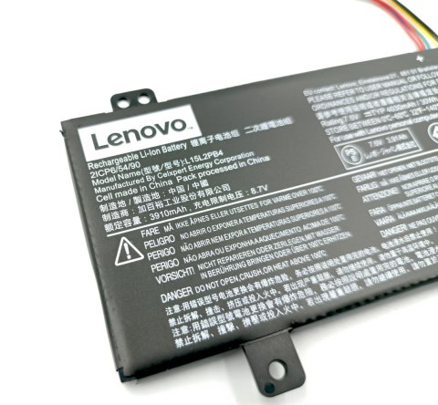 Bateria Oryginalna LENOVO L15C2PB3 L15C2PB5 L15L2PB4 7.6V 3910mAh 29Wh Bateria Oryginalna LENOVO L15C2PB3 L15C2PB5 L15L2PB4 7.6V 3910mAh 29Wh