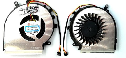 Wentylator CPU MSI GE62 GE72 GL62 GL72 GP62 GP72 PE60 PE70 3pin Wentylator CPU MSI GE62 GE72 GL62 GL72 GP62 GP72 PE60 PE70 3pin